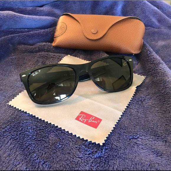 Ray-Ban Other - Polarized Ray Ban New Wayfarer RB2132 901/58 58-18